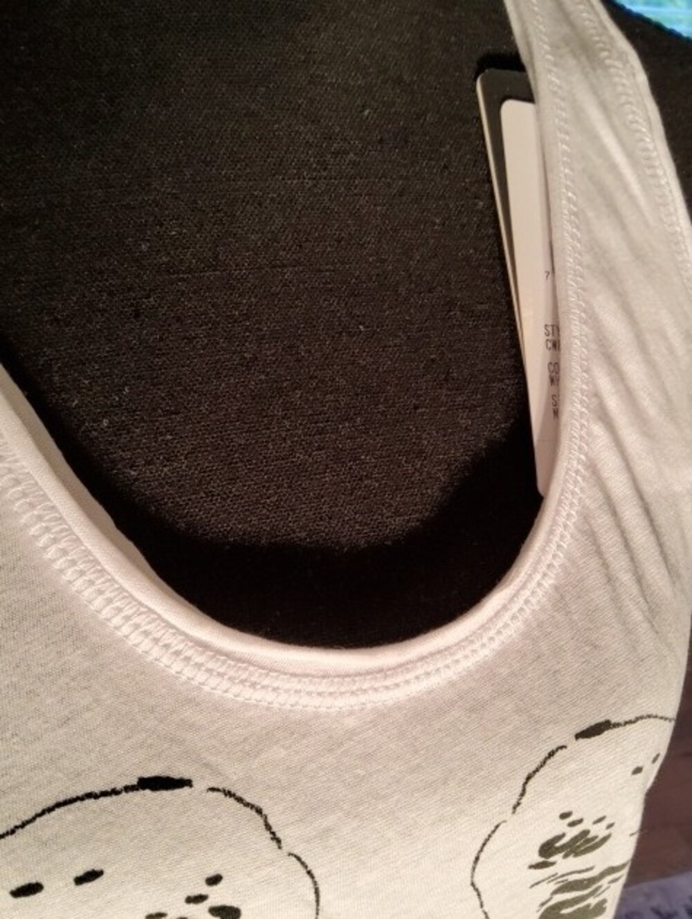 Chaser Racerback Tank Leopard Graphic Raw Edges NIP Medium - Picture 6 of 16